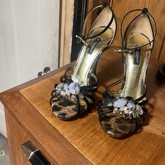 Dolce & Gabbana Gem Heels Stilettos - Picture 9 of 16